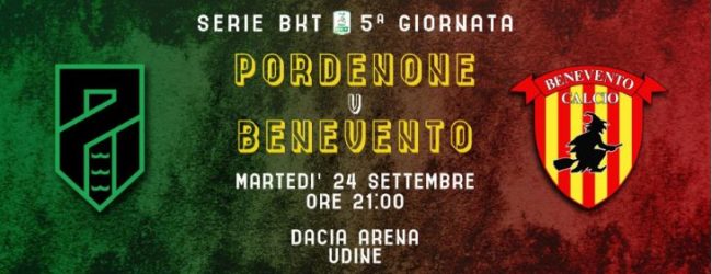 Pordenone-Benevento, al via la prevendita