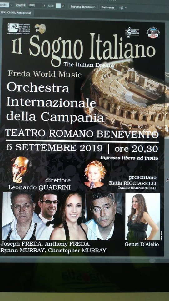 Benevento| Venerdi al Teatro Romano di Benevento l’evento “Il sogno italiano”