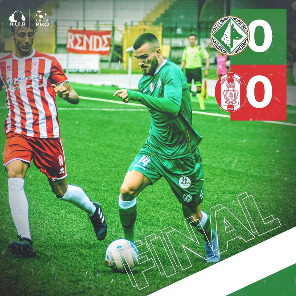 Avellino, il digiuno continua: pareggio contro il Rende