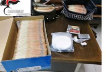 Benevento| Scoperta una centrale di spaccio: sequestrati  160 grammi di cocaina e 160mila euro