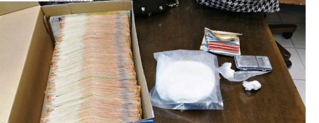 Benevento| Scoperta una centrale di spaccio: sequestrati  160 grammi di cocaina e 160mila euro