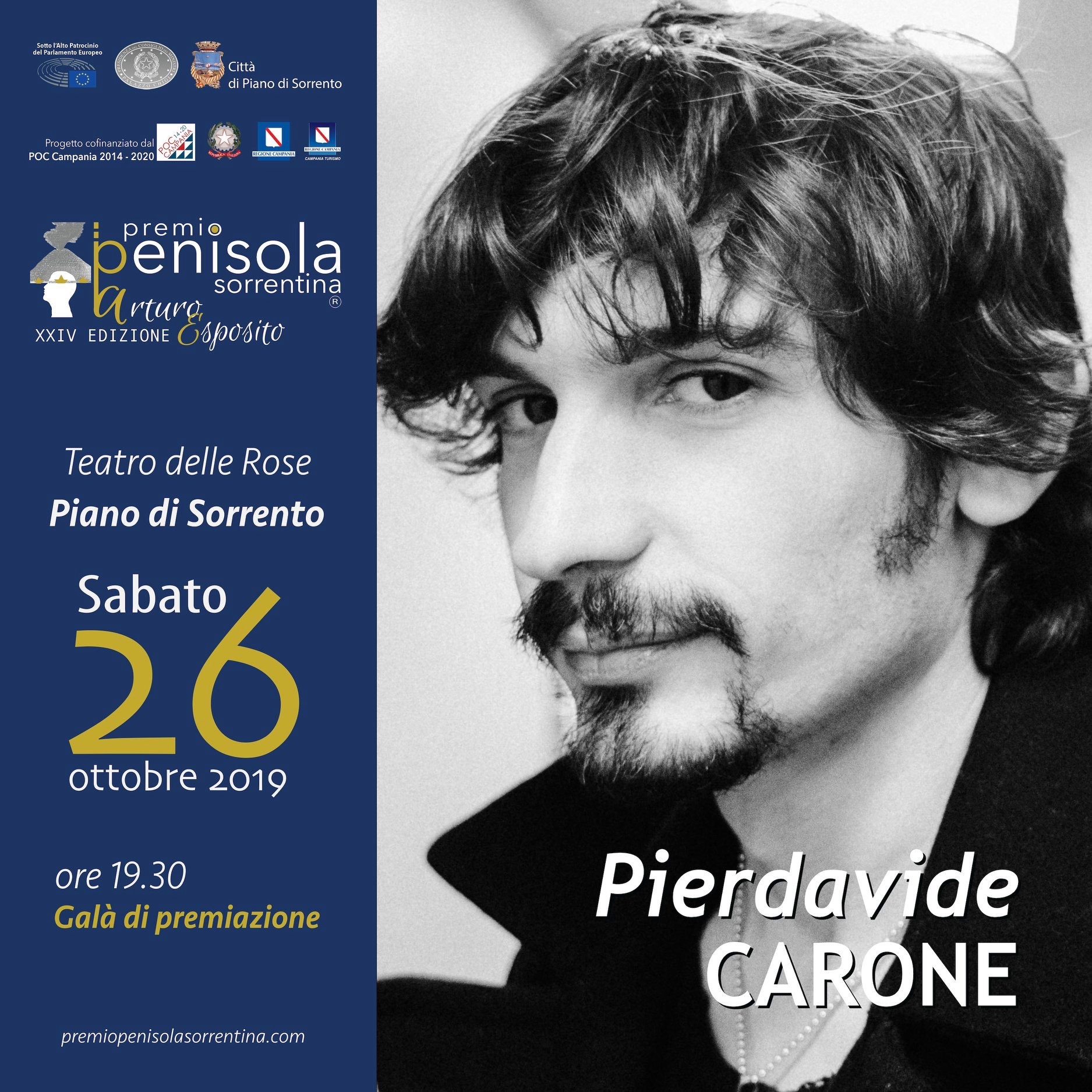 A Pierdavide Carone il Premio Penisola Sorrentina Giovani