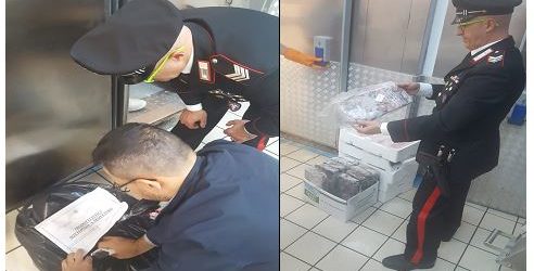 Valle Telesina,vendita prodotti ittici:Carabinieri Forestali sequestrano merce