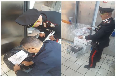 Valle Telesina,vendita prodotti ittici:Carabinieri Forestali sequestrano merce