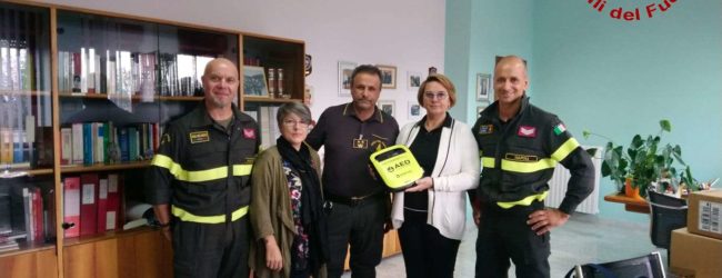 Benevento| Al Comando dei Vigili del Fuoco arrivano tre defibrillatori