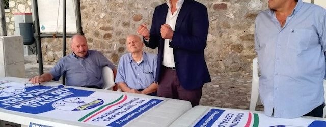 Gazebo della Lega, continua il tour “sannita”. Ricciardi: “Impegnati per le regionali”