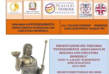 Benevento| “Biologia con curvatura biomedica”, domani inaugurazione del corso all’ ISS Galilei Vetrone