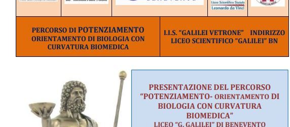 Benevento| “Biologia con curvatura biomedica”, domani inaugurazione del corso all’ ISS Galilei Vetrone