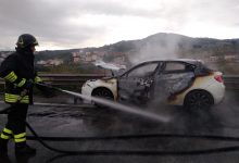 Ponte| Auto in fiamme sulla 372 Telesina: un ferito