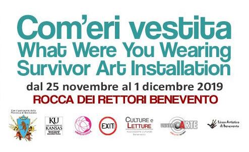 Benevento| Si inaugura la mostra “”What Were You Wearing? – Come eri vestita”