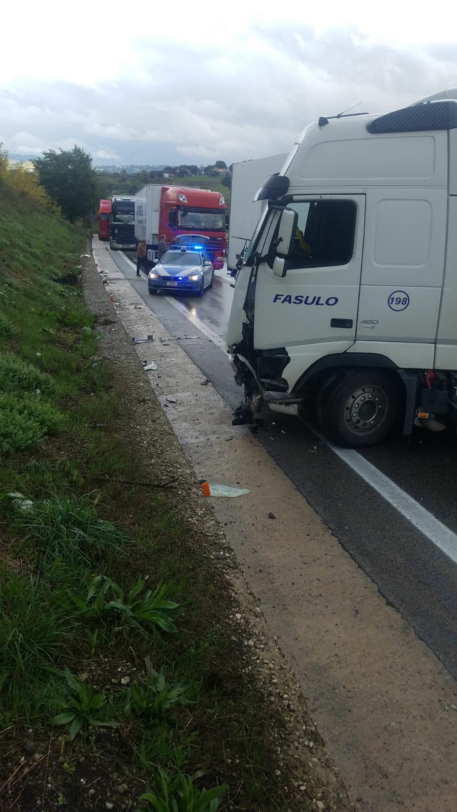 Benevento| Raccordo autostradale: perde  controllo del suo tir, ferito camionista