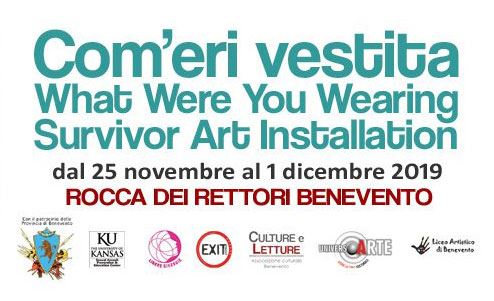 Benevento| Violenza di genere, alla Rocca dei Rettori la mostra “What Were You Wearing- Come eri vestita?”. Lunedi l’inaugurazione