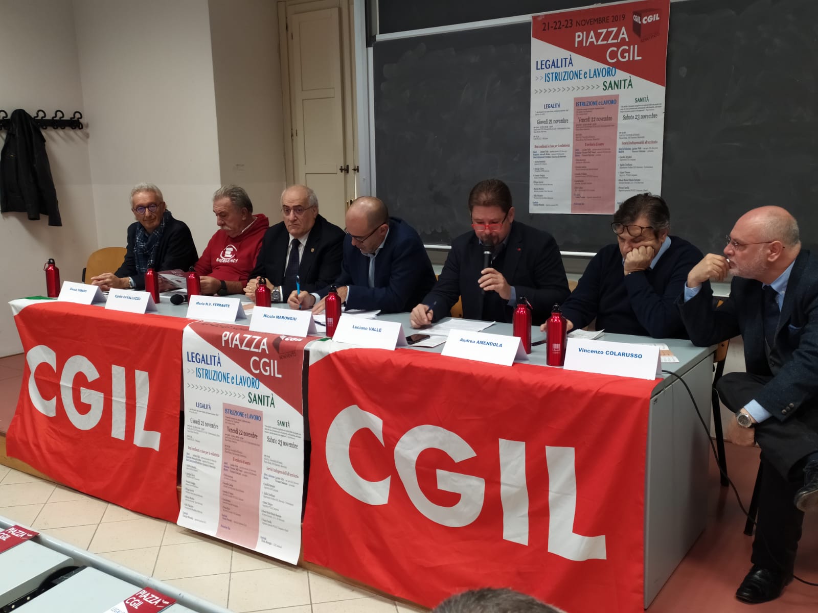 Piazza CGIL oggi si occupa di sanità. Intervenuto il Direttore Generale dell’AO San Pio Ferrante.