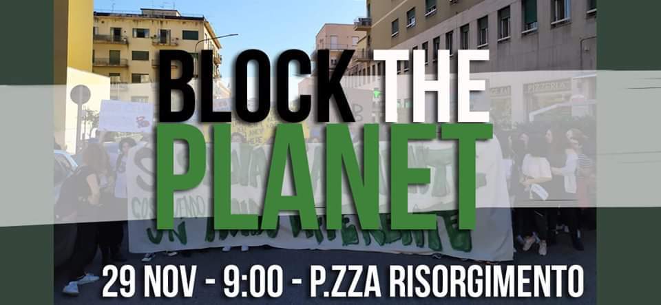 “Block the Planet”, venerdi 29 novembre manifestazione anche a Benevento