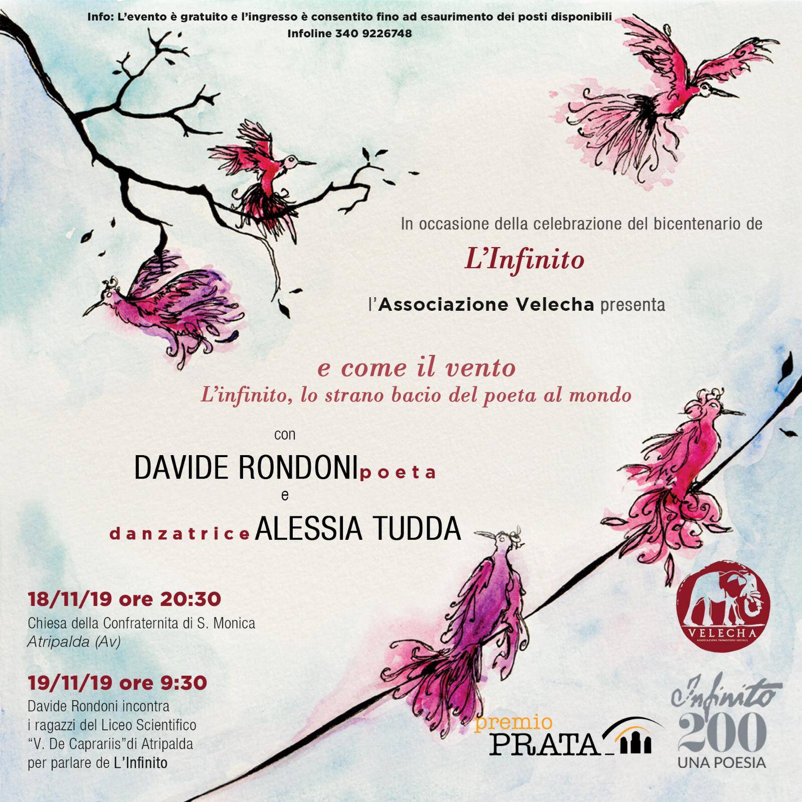Atripalda| Davide Rondoni omaggia Giacomo Leopardi per i 200 anni de “L’Infinito”