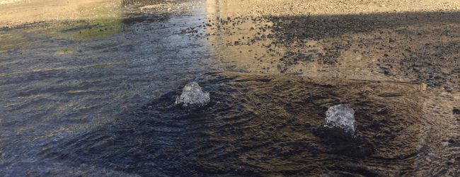 Benevento| Perdita di una condotta in Contrada Margiacca