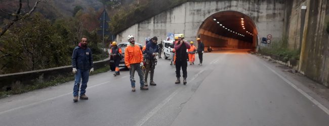 Caduta massi su provinciale Cerreto- Cusano: da domani interventi di riduzione in pristino