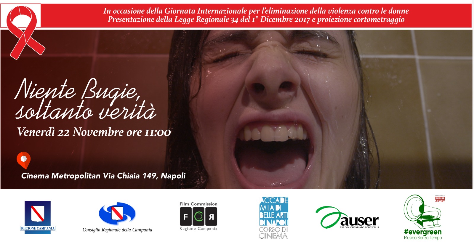 “Niente bugie, soltanto verità” domani al Metropolitan il corto contro la violenza