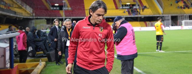 Benevento, Inzaghi: “Rigore netto. Subiamo gol troppo facilmente, dobbiamo migliorare”