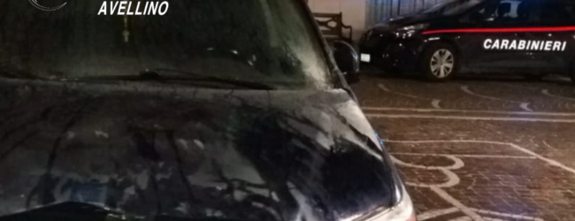 Flumeri| Mitsubishi data alle fiamme in piazza Mercato, indagano i carabinieri