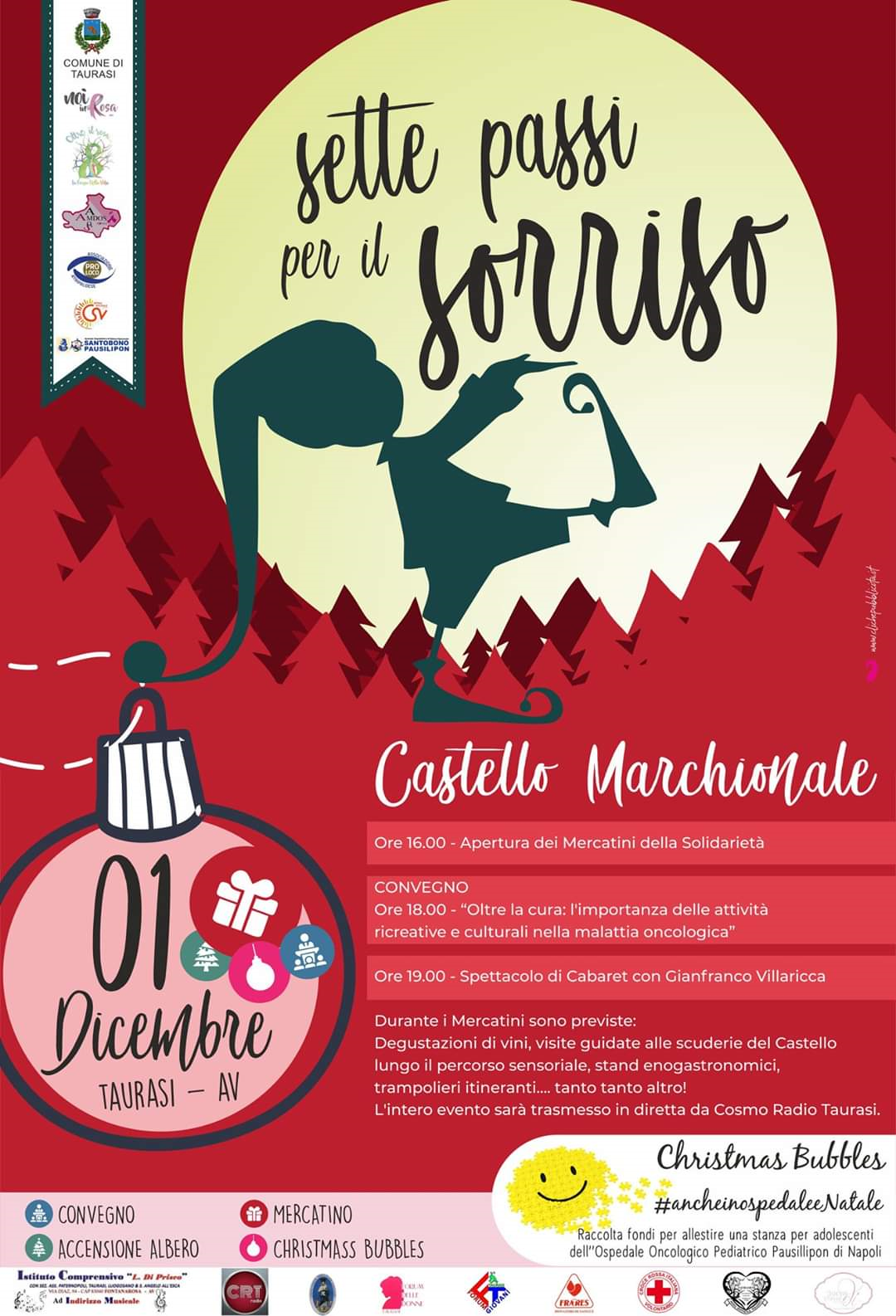 Sette passi per il sorriso, partono da Taurasi gli eventi delle associazioni in rosa e Carlo Iannace