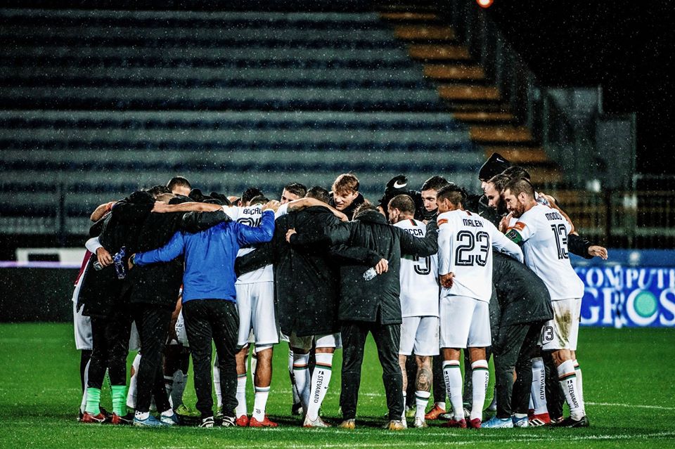 Un calcio all’acqua alta, l’iniziativa del Venezia in occasione della gara col Benevento
