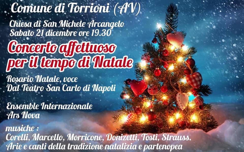 Torrioni| “Concerto affettuoso per  il tempo di Natale”. Sabato 21 Dicembre alle 19:30