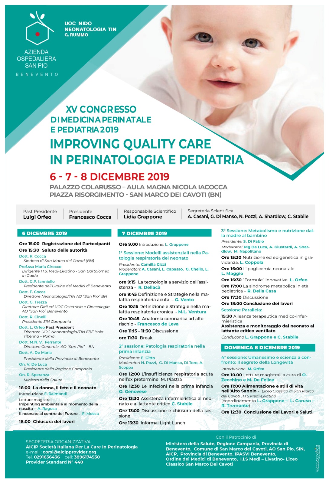 San Marco dei Cavoti| XV Congresso di Medicina Perinatale e Pediatria: arriva il Ministro della Salute Speranza