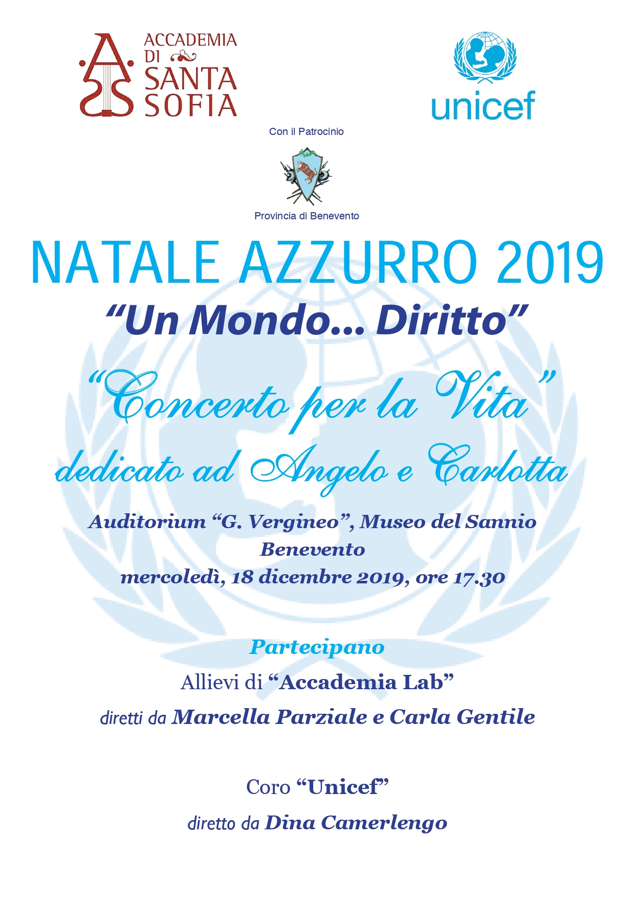 Benevento| “Concerto per la vita”, domani l’evento all’auditorium Vergineo