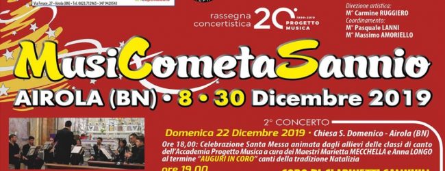 Airola| MusicometaSannio, domenica concerto del coro di clarinetti