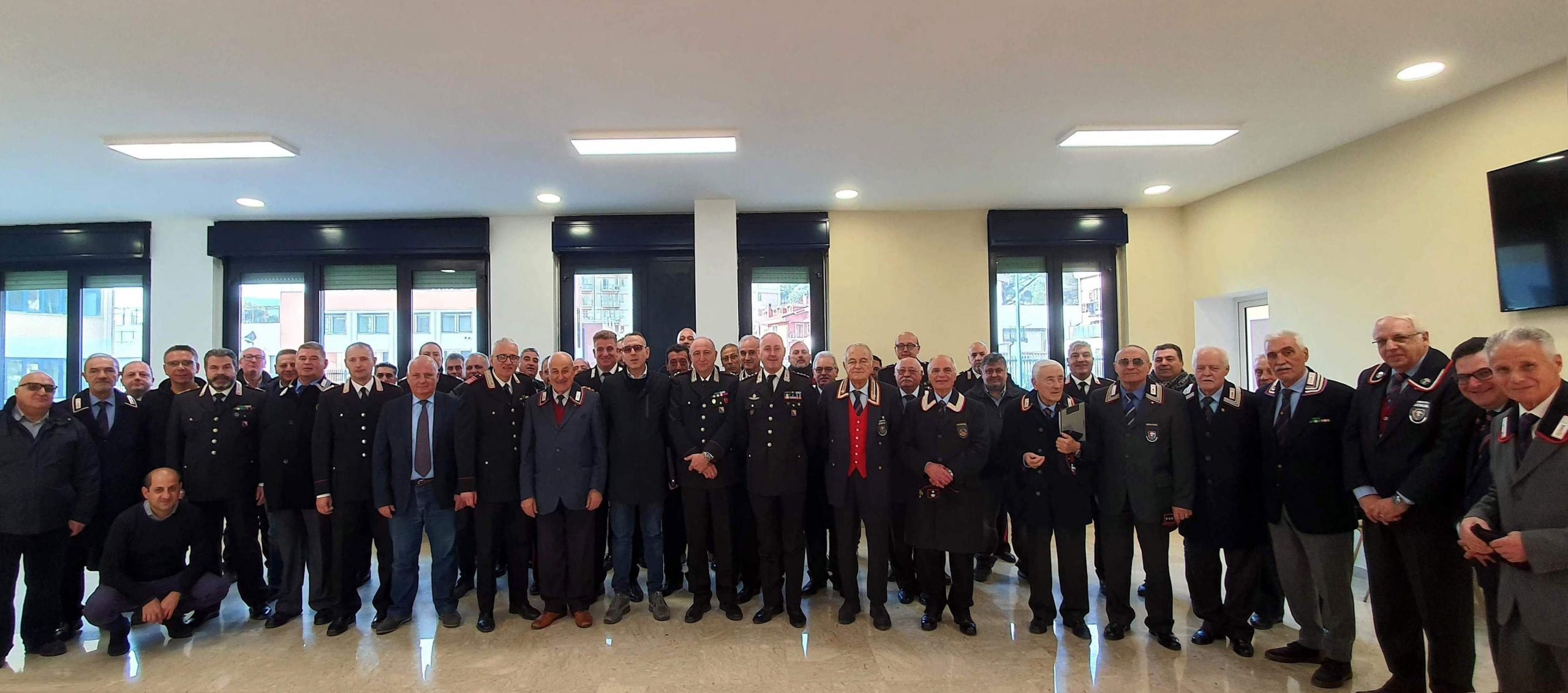Il generale Cagnazzo ad Avellino per i tradizionali auguri tra carabinieri in congedo e in servizio