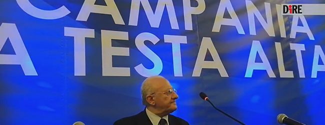 Sanità, De Luca: “Dobbiamo diventare primi in Italia”