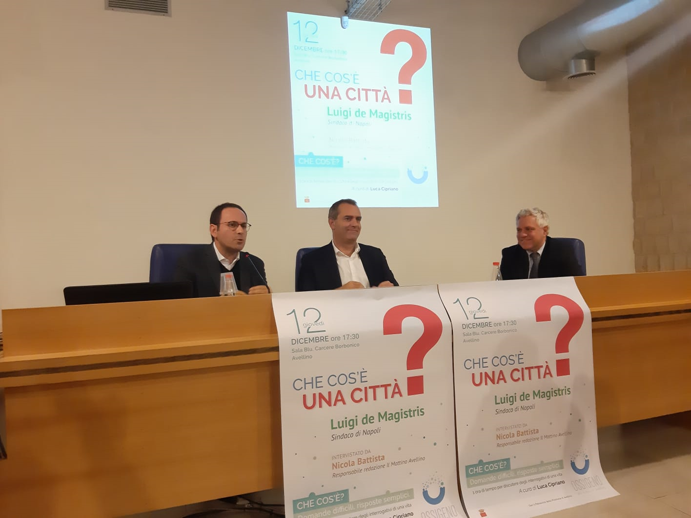Avellino| De Magistris parla della sua città ideale e chiarisce: alle regionali con una coalizione civica, no ad alleanze di partito