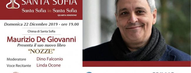 Benevento| “Santa Sofia in Santa Sofia”domenica con Maurizio De Giovanni