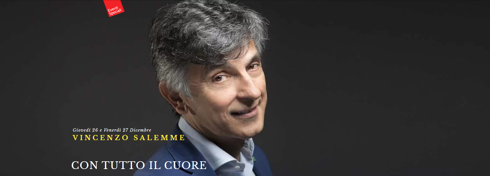 Avellino| Teatro Gesualdo, a Santo Stefano si ride con la comicità di Salemme