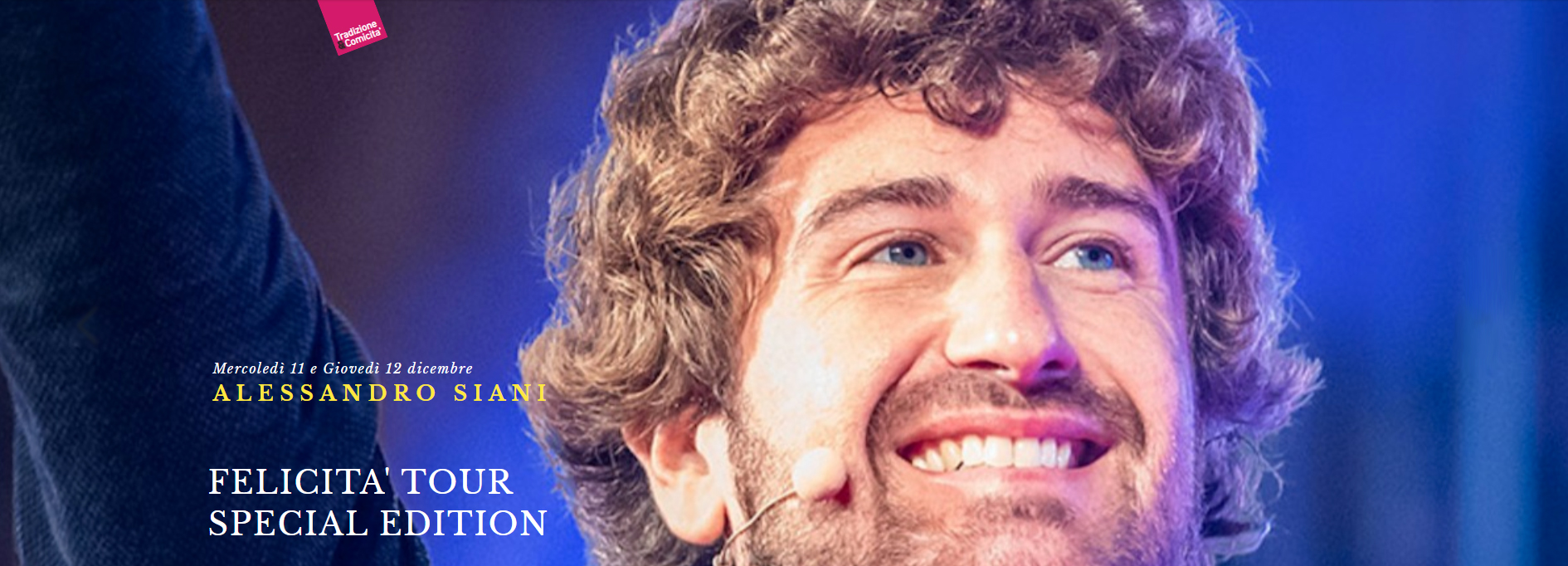 Avellino| Teatro Gesualdo, domani e giovedì si ride con Siani e il suo “Felicità Tour”