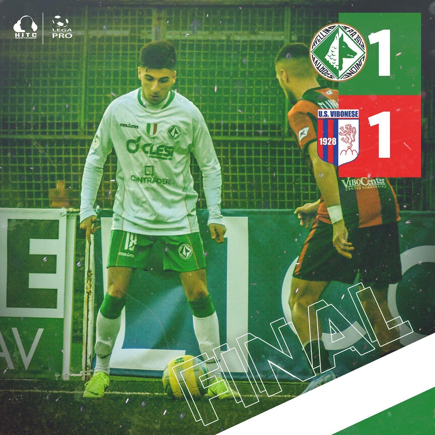 Avellino, ci pensa Parisi: pareggio con la Vibonese