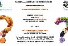 San Giorgio del Sannio| “Alimentarsi consapevolmente” la rassegna sull’informazione nutrizionale
