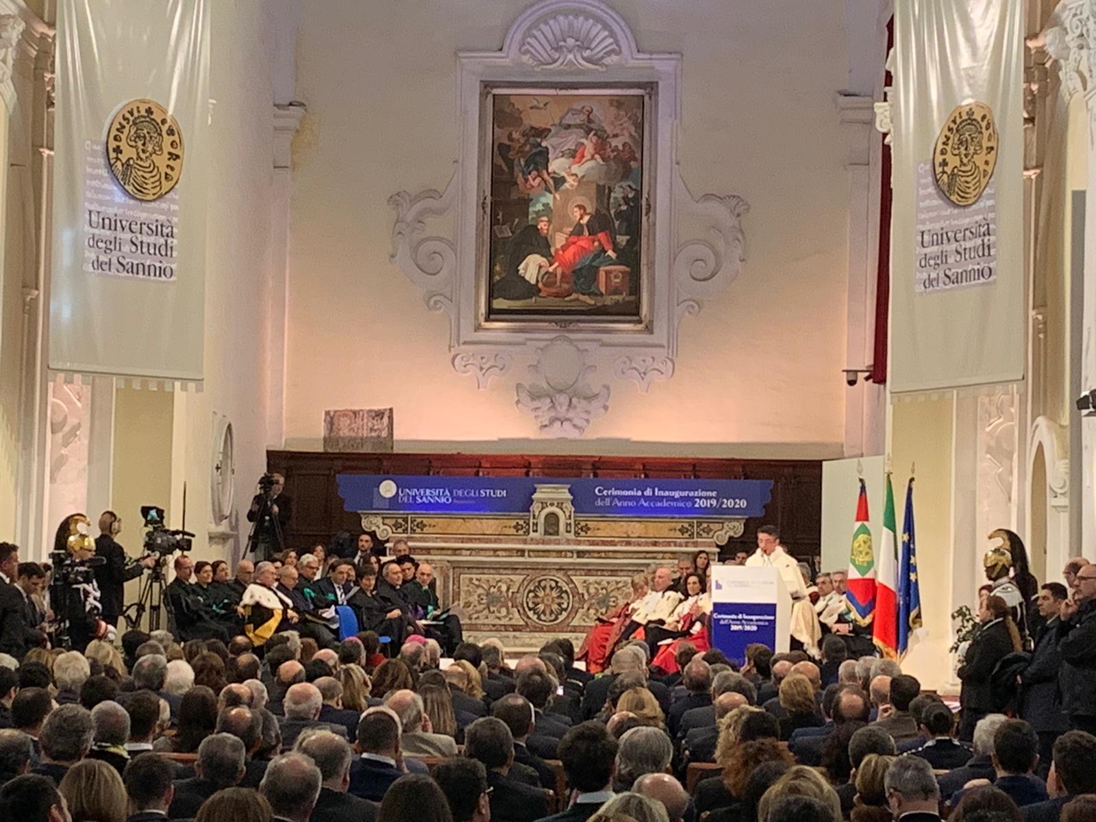 Benevento| Il discorso del Sindaco Mastella al Presidente Mattarella