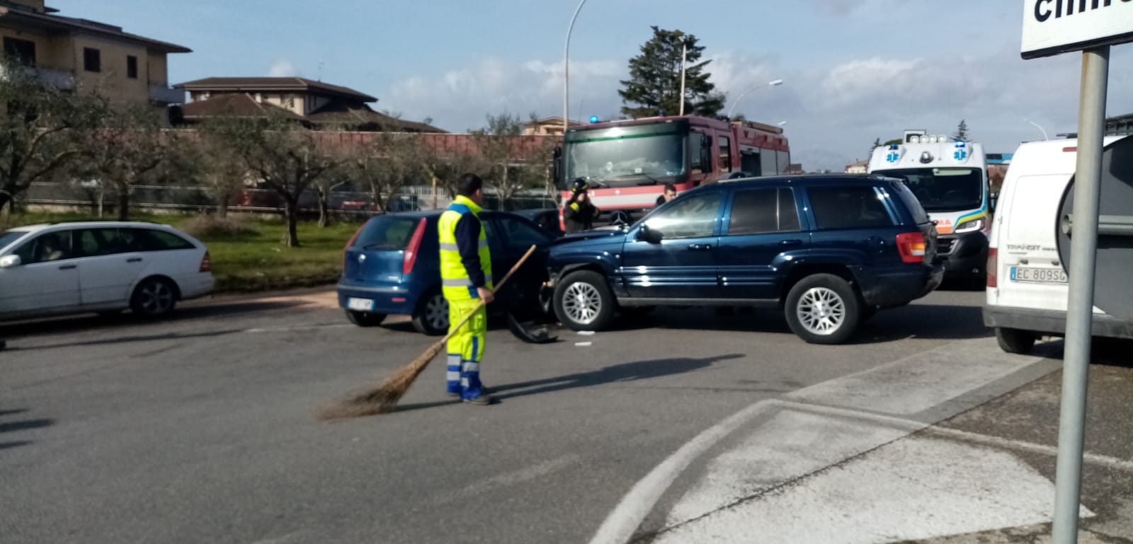 San Giorgio del Sannio| Scontro tra auto, ferite lievemente due persone