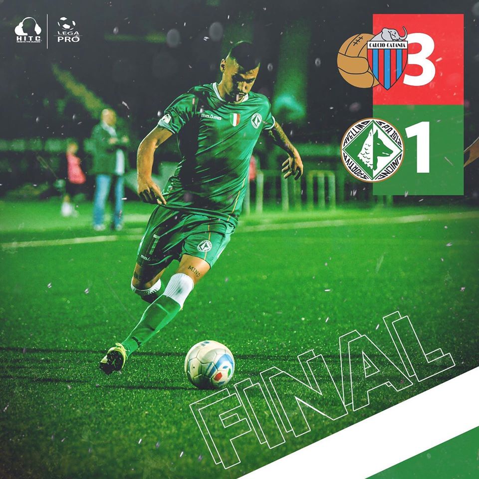 Minuti finali decisivi:  Avellino ko a Catania