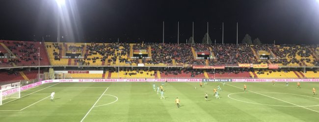 Benevento-Pisa: 1-1. I nerazzurri fermano la capolista