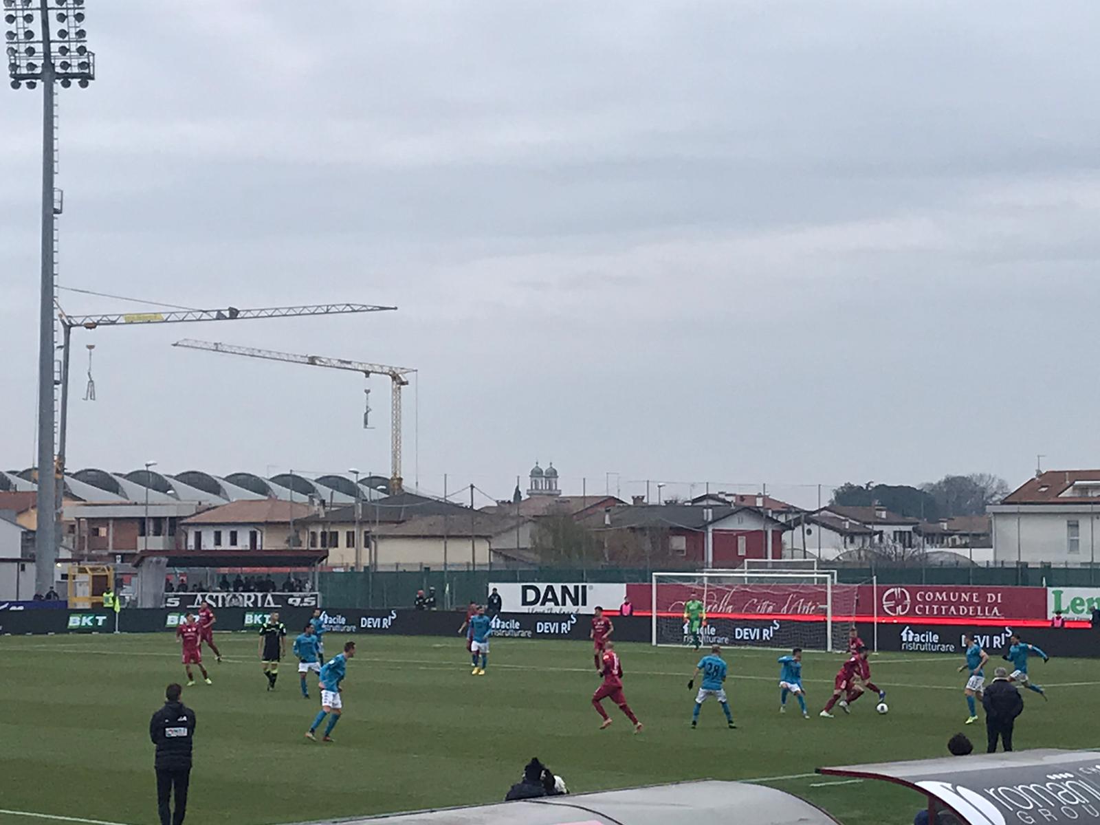 Cittadella-Benevento: 1-2. La Strega espugna anche il “Tombolato”