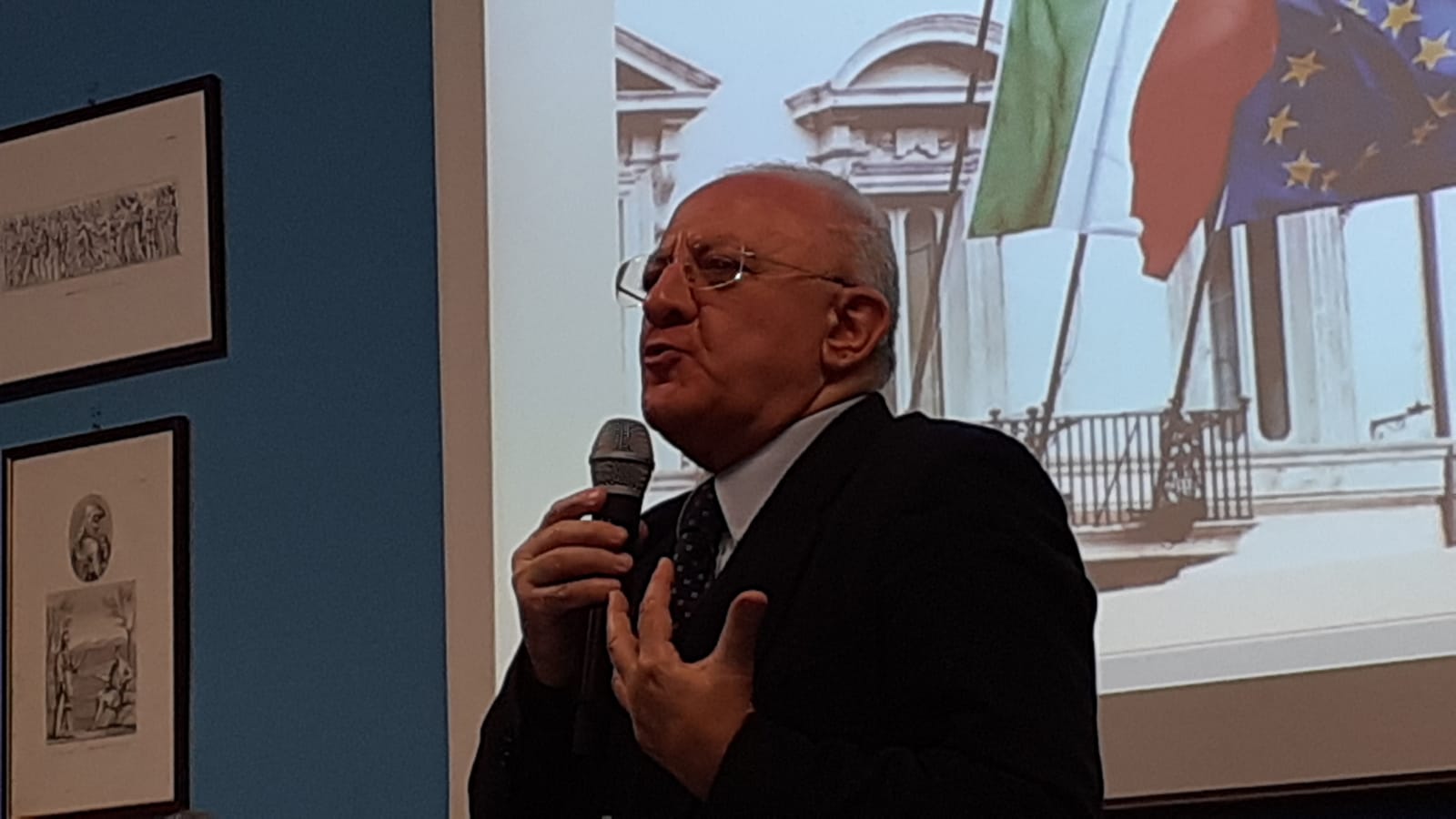 La giornata beneventana di De Luca