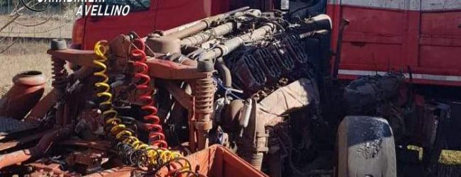 Calitri| Sorpresi a rubare la cabina di un tir in una ditta sotto sequestro, in manette due casertani