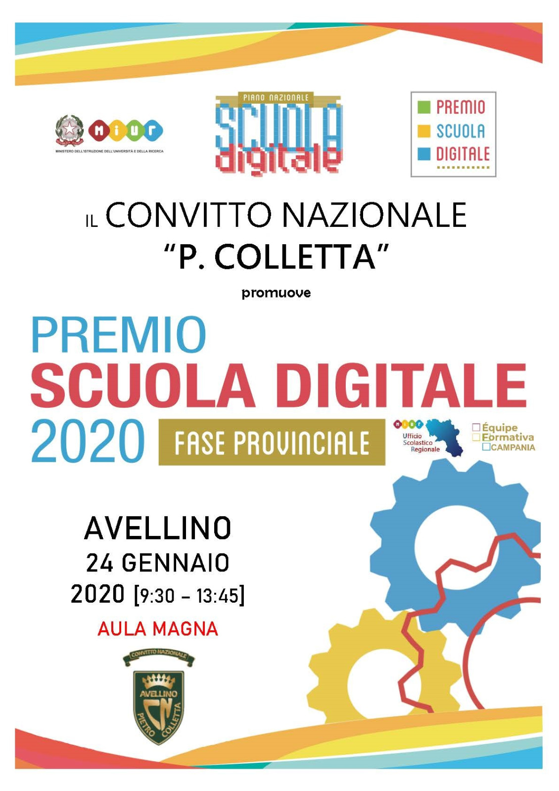 Avellino| Premio Scuola Digitale, il Convitto polo provinciale per l’innovazione tecnologica: venerdì la finale