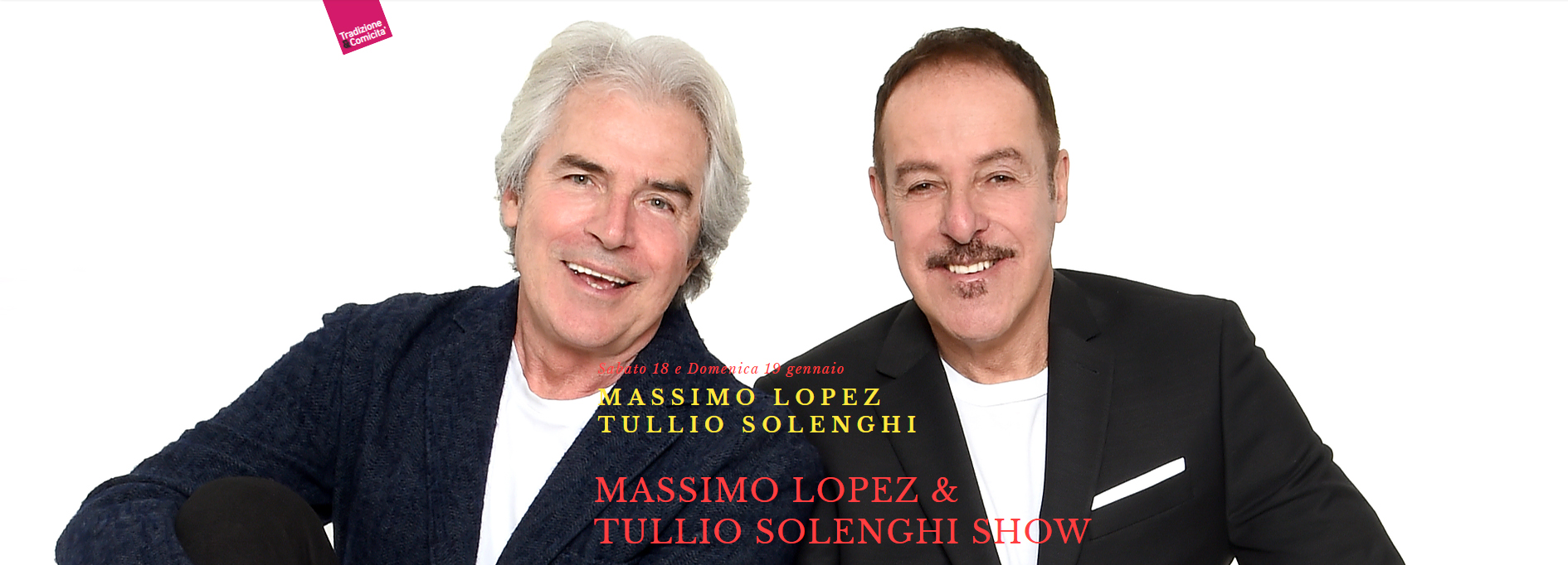 Avellino| Teatro Gesualdo, Massimo Lopez e Tullio Solenghi di nuovo insieme sul palco