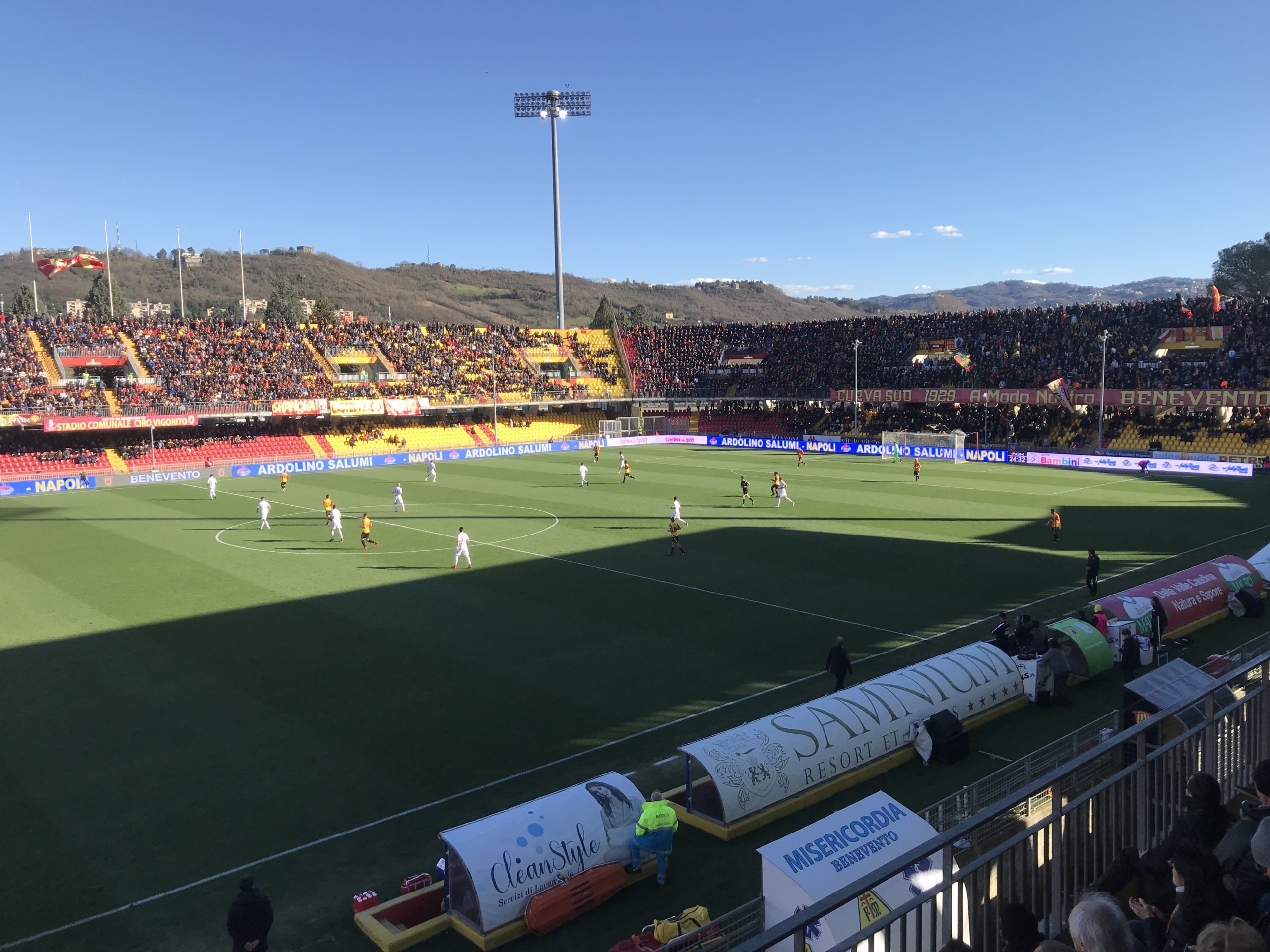 Benevento-Pordenone: 2-1. La Strega vola (A)lto: Viola pennella, Insigne perfora