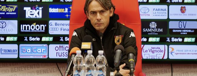 Benevento, Inzaghi: “Accetto il risultato del campo, non il rosso ad Improta”