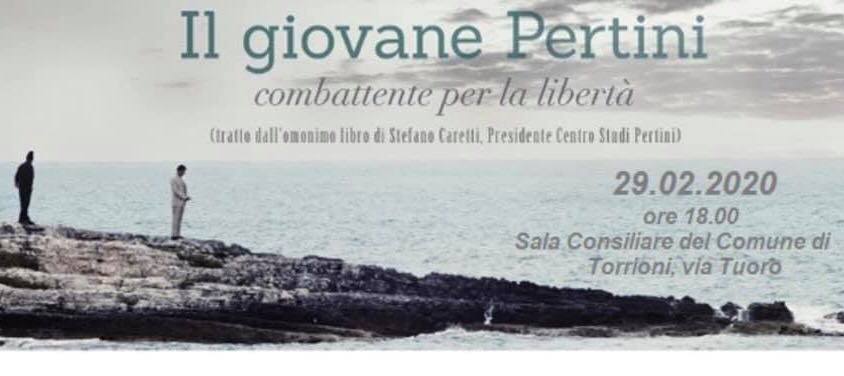 Torrioni| “Il giovane Pertini combattente per la libertà”: il 29 febbraio la proiezione del film presso la Sala Consiliare del Comune